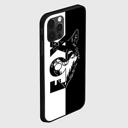 Чехол для iPhone 12 Pro FOX Лис, цвет: 3D-черный — фото 2