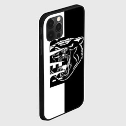 Чехол для iPhone 12 Pro BEAR Медведь, цвет: 3D-черный — фото 2