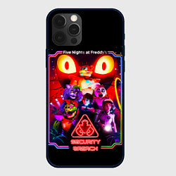 Чехол для iPhone 12 Pro Five nights at freddys security breach, цвет: 3D-черный