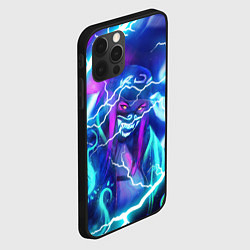 Чехол для iPhone 12 Pro KDA FLASHLIGHT NEON КДА В МАСКЕ LEAGUE OF LEGENDS, цвет: 3D-черный — фото 2