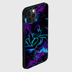 Чехол для iPhone 12 Pro SONIC NEON СОНИК НЕОН, цвет: 3D-черный — фото 2