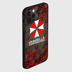 Чехол для iPhone 12 Pro Umbrella Corporation соты, цвет: 3D-черный — фото 2