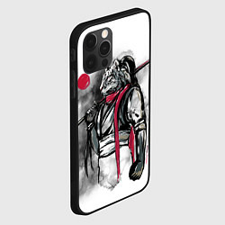 Чехол для iPhone 12 Pro ТигроСамурай, цвет: 3D-черный — фото 2