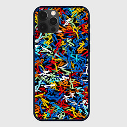 Чехол для iPhone 12 Pro Зимние виды спорта 2022, цвет: 3D-черный