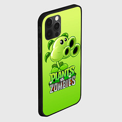 Чехол для iPhone 12 Pro Lants vs Zombies - Тристрел, цвет: 3D-черный — фото 2