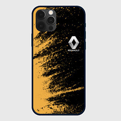 Чехол для iPhone 12 Pro Renault Logo, цвет: 3D-черный