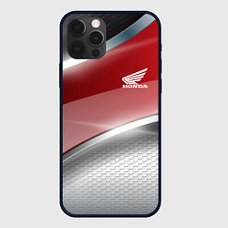 Чехол для iPhone 12 Pro Honda Текстура, цвет: 3D-черный