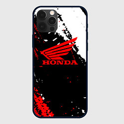 Чехол для iPhone 12 Pro Honda Logo Auto, цвет: 3D-черный