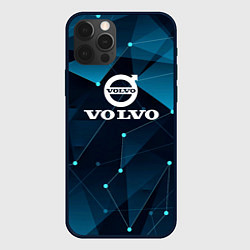 Чехол для iPhone 12 Pro Volvo - Geometry, цвет: 3D-черный