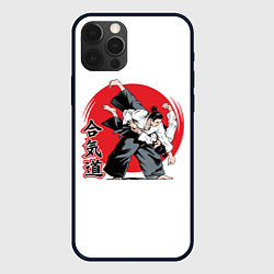 Чехол для iPhone 12 Pro Айкидо Aikido, цвет: 3D-черный