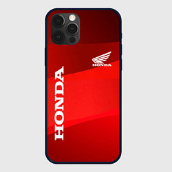 Чехол для iPhone 12 Pro Honda - Red, цвет: 3D-черный