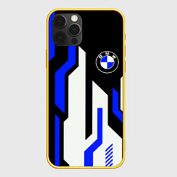 Чехол для iPhone 12 Pro БМВ BMW AUTO, цвет: 3D-желтый