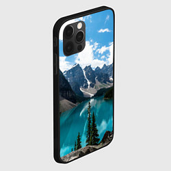 Чехол для iPhone 12 Pro КанадаБанф, цвет: 3D-черный — фото 2