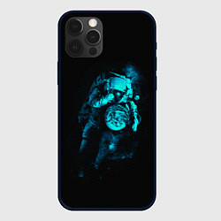 Чехол для iPhone 12 Pro Неоновый астронавт Neon Astronaut, цвет: 3D-черный