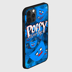 Чехол для iPhone 12 Pro Poppy Playtime Pattern background, цвет: 3D-черный — фото 2