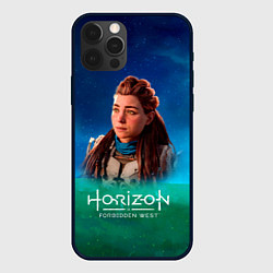 Чехол для iPhone 12 Pro Horizon Forbidden West Sky, цвет: 3D-черный