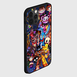 Чехол для iPhone 12 Pro Cute Fnaf Pattern, цвет: 3D-черный — фото 2