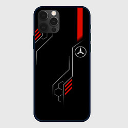 Чехол для iPhone 12 Pro AMG MERCEDES ТЕХНОЛОГИИ, цвет: 3D-черный