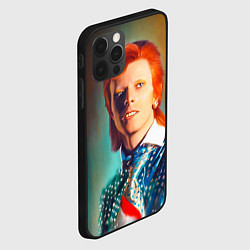 Чехол для iPhone 12 Pro Ziggy Stardust Portrait, цвет: 3D-черный — фото 2