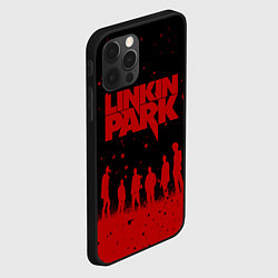Чехол для iPhone 12 Pro Linkin Park Линкин Парк, цвет: 3D-черный — фото 2
