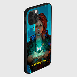 Чехол для iPhone 12 Pro Vi girl cyberpunk 2077, цвет: 3D-черный — фото 2