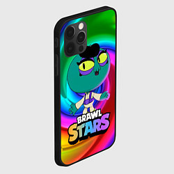 Чехол для iPhone 12 Pro Ева Eve радужный фон Brawlstars, цвет: 3D-черный — фото 2