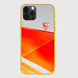 Чехол для iPhone 12 Pro Sevilla спорт, цвет: 3D-желтый