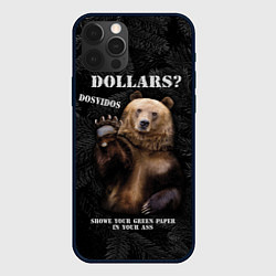 Чехол для iPhone 12 Pro Доллары? досвидос, цвет: 3D-черный
