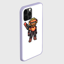 Чехол для iPhone 12 Pro Apex Legends Valkyrie Pixel art, цвет: 3D-светло-сиреневый — фото 2