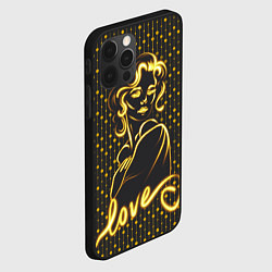Чехол для iPhone 12 Pro Любовь согревает, цвет: 3D-черный — фото 2