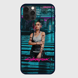 Чехол для iPhone 12 Pro Джуди сyberpunk2077, цвет: 3D-черный