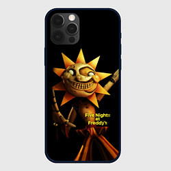 Чехол для iPhone 12 Pro Five Nights at Freddys: Security Breach - Солнце D, цвет: 3D-черный
