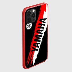 Чехол для iPhone 12 Pro YAMAHA - ЯМАХА DOUBLE LINE, цвет: 3D-красный — фото 2