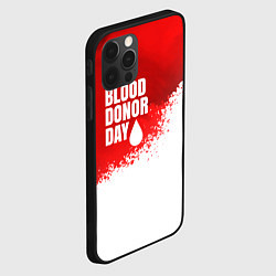 Чехол для iPhone 12 Pro День донора, цвет: 3D-черный — фото 2