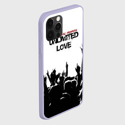 Чехол для iPhone 12 Pro Red Hot Chili Peppers - Unlimited Love, цвет: 3D-светло-сиреневый — фото 2