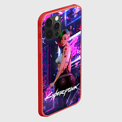Чехол для iPhone 12 Pro Cyberpunk 18 Judy, цвет: 3D-красный — фото 2