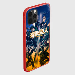 Чехол для iPhone 12 Pro Атака на титановAttack on Titan, цвет: 3D-красный — фото 2