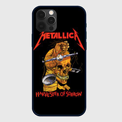 Чехол для iPhone 12 Pro METALLICA - HARVESTER OF SORROW, цвет: 3D-черный