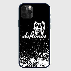 Чехол для iPhone 12 Pro Deftones - череп, цвет: 3D-черный