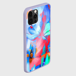 Чехол для iPhone 12 Pro Fashion floral pattern, цвет: 3D-светло-сиреневый — фото 2