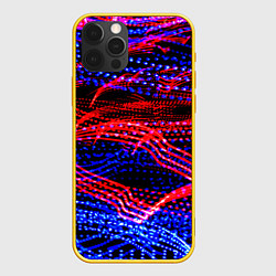 Чехол для iPhone 12 Pro Neon vanguard pattern 2022, цвет: 3D-желтый