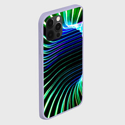 Чехол для iPhone 12 Pro Portal Fashion pattern Neon, цвет: 3D-светло-сиреневый — фото 2