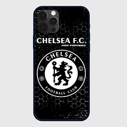 Чехол для iPhone 12 Pro CHELSEA Pro Football Соты, цвет: 3D-черный