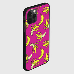 Чехол для iPhone 12 Pro Banana pattern Summer Color, цвет: 3D-черный — фото 2