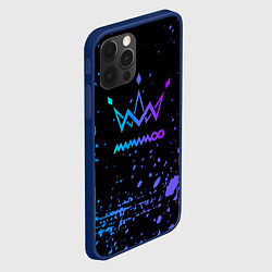 Чехол для iPhone 12 Pro Mamamoo neon, цвет: 3D-тёмно-синий — фото 2