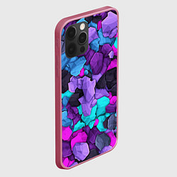 Чехол для iPhone 12 Pro Магические кристаллы, цвет: 3D-малиновый — фото 2