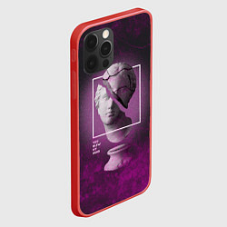 Чехол для iPhone 12 Pro Vaporwave Statue You Blew My Mind, цвет: 3D-красный — фото 2