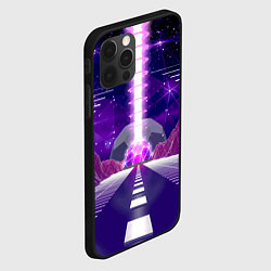 Чехол для iPhone 12 Pro Vaporwave Neon Space, цвет: 3D-черный — фото 2