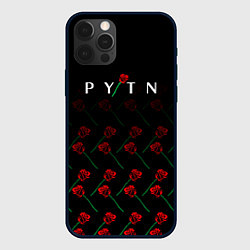 Чехол для iPhone 12 Pro Payton Moormeie pattern rose, цвет: 3D-черный