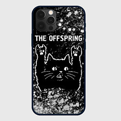 Чехол для iPhone 12 Pro The Offspring Rock Cat, цвет: 3D-черный